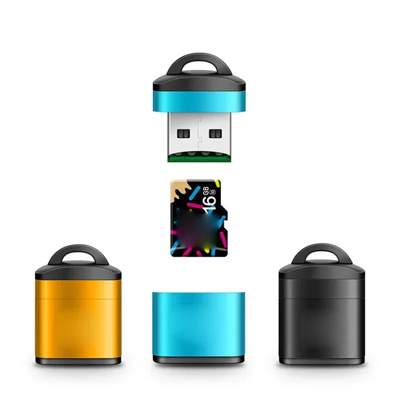 For USB Micro SD/TF Card Reader USB 2.0 Mini Mobile Phone Memory Card Reader High Speed USB Adapter For Laptop Accessories - Gadgets