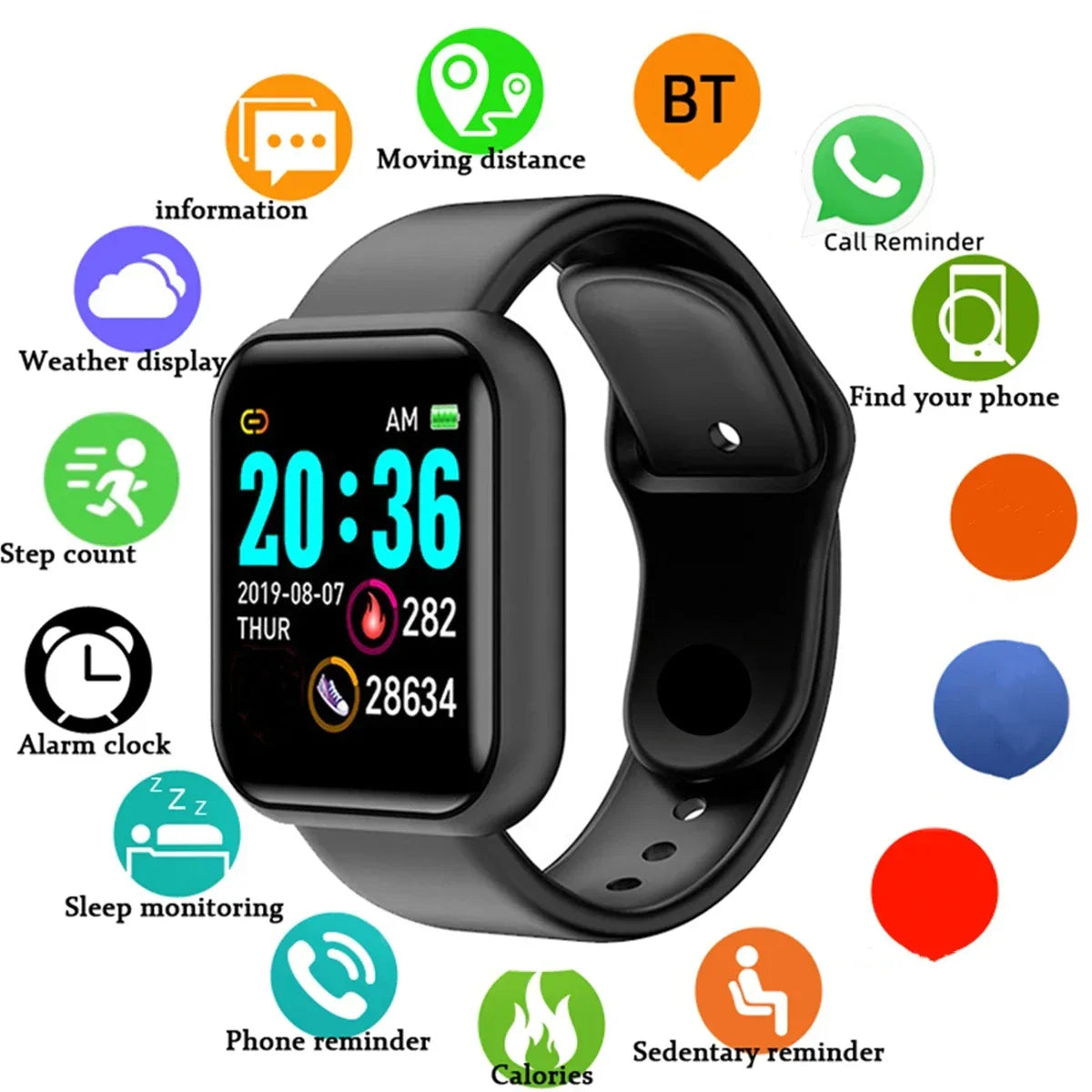 CHAONB Smartwatch for Men and Women - Gadgets