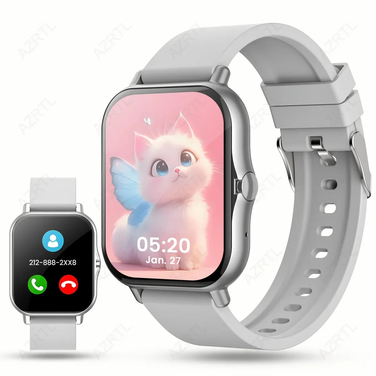 Lanvoden Stylish Fullscreen Touch Smartwatch - Gadgets