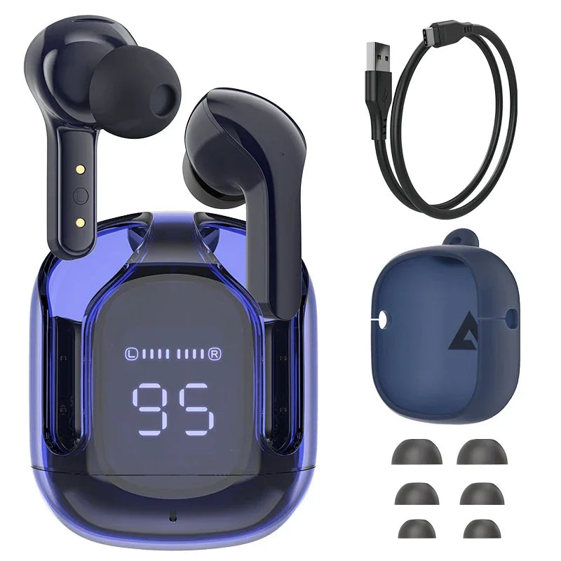 ACEFAST T6 TWS Earphone Wireless Bluetooth 5.0 Headphones Sport Gaming Headsets Noise Reduction Earbuds with Mic + Free cover - Gadgets