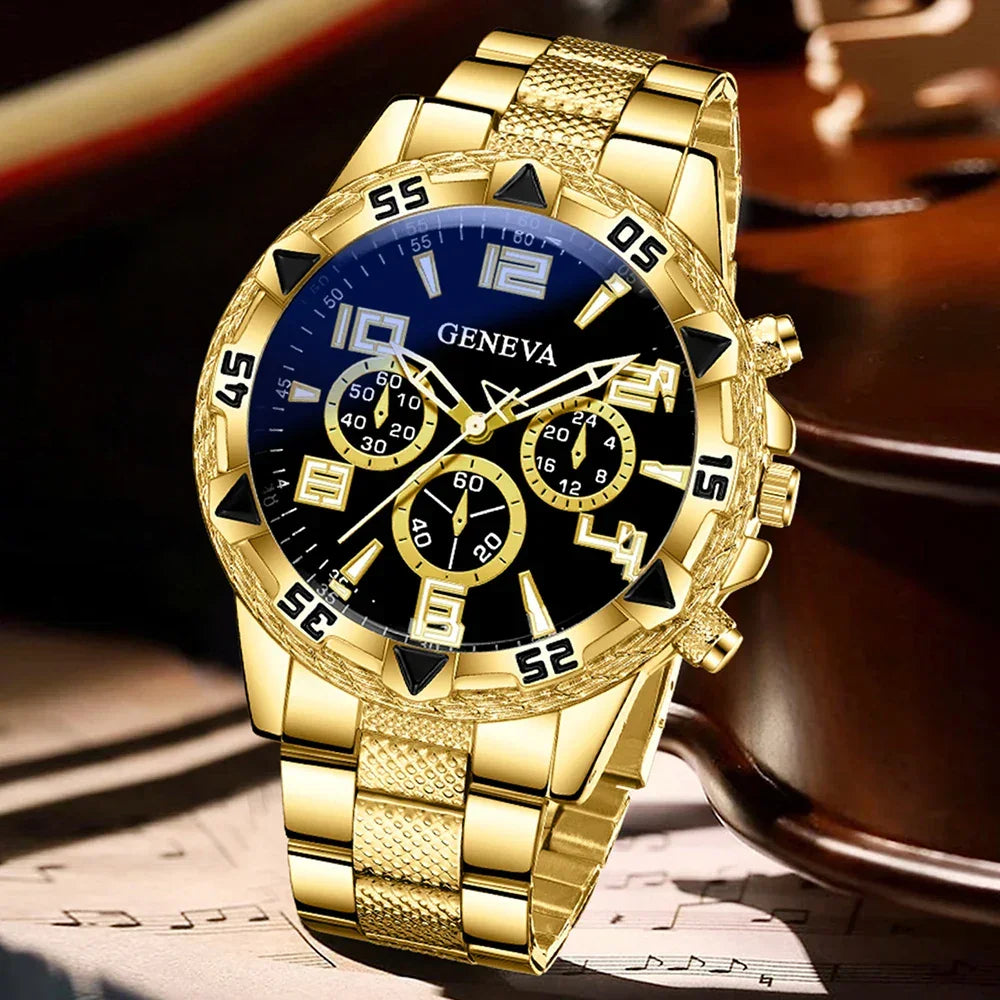 Luxury Men's Watch Business Trend Fashion Quartz Watch - Gadgets