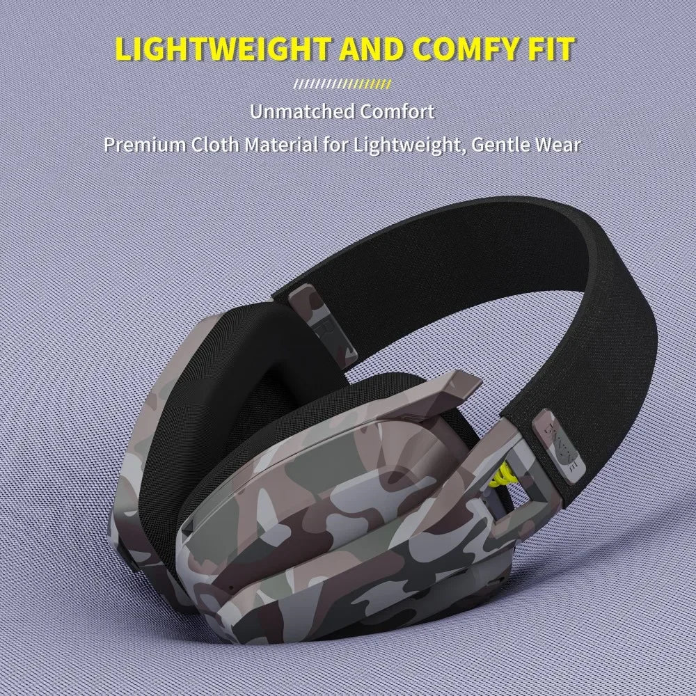 BINNUNE BW06 2.4GHz Wireless Gaming Headset with Mic - Gadgets