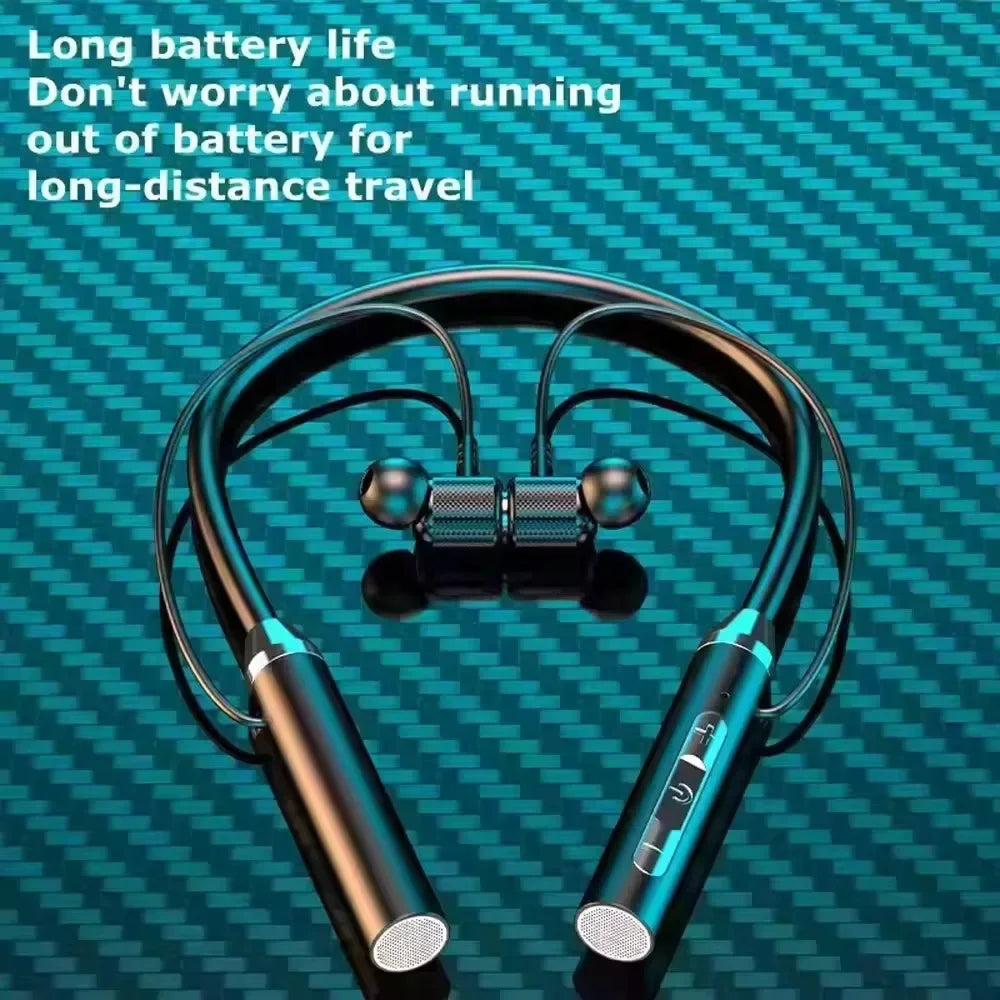 XYJS Wireless Bluetooth Earphones Neckband Headphones - Gadgets