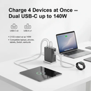 4-Port Simultaneous Charging