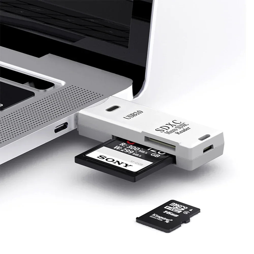 EONLINE 2 in 1 Card Reader USB 3.0 to TF Memory Card Adapter - Gadgets