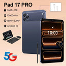 Global Version 5G Pad 17 Pro Max 10.1Inch Android Tablet 16GB+1TB 10000mAh Battery