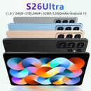 24G+2TB 2025 NEW S26Ultra 11 Inch Android 15 Tablet with Dual SIM 4G Phone Call Function Professional Use Memory