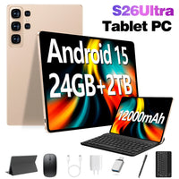 24G+2TB 2025 NEW S26Ultra 11 Inch Android 15 Tablet with Dual SIM 4G Phone Call Function Professional Use Memory