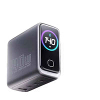 140W Smart AI Digital Display GaN Charger – 4-Port Fast Charging Hub