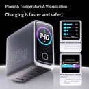 140W Smart AI Digital Display GaN Charger – 4-Port Fast Charging Hub