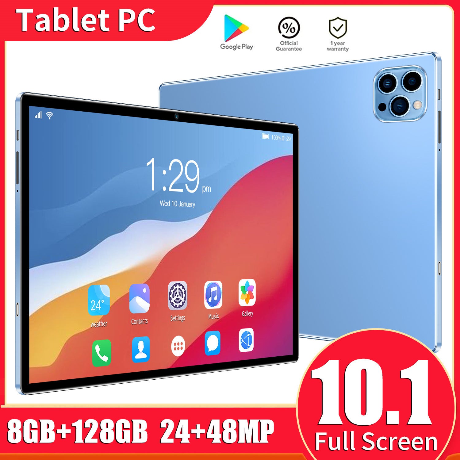 new 10.1-inch tablet dual SIM 5G full Netcom intelligent learning tablet foreign trade exclusive sim