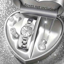 Women's Quartz Watch & Jewelry Set