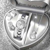 Women's Quartz Watch & Jewelry Set