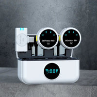 New magnetic wireless lapel microphone, outdoor phone mukbang video recording, noise-cancelling wireless microphone