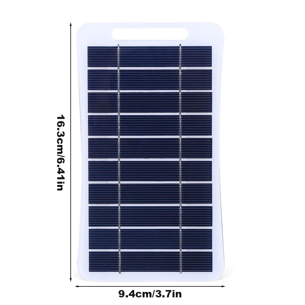 ALLOYSEED Portable Solar Panel 2W 5V USB Charger - Gadgets