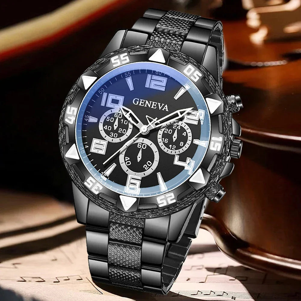 Luxury Men's Watch Business Trend Fashion Quartz Watch - Gadgets