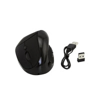 PloutoRich Wireless Vertical Mouse - Ergonomic Rechargeable Design - Gadgets