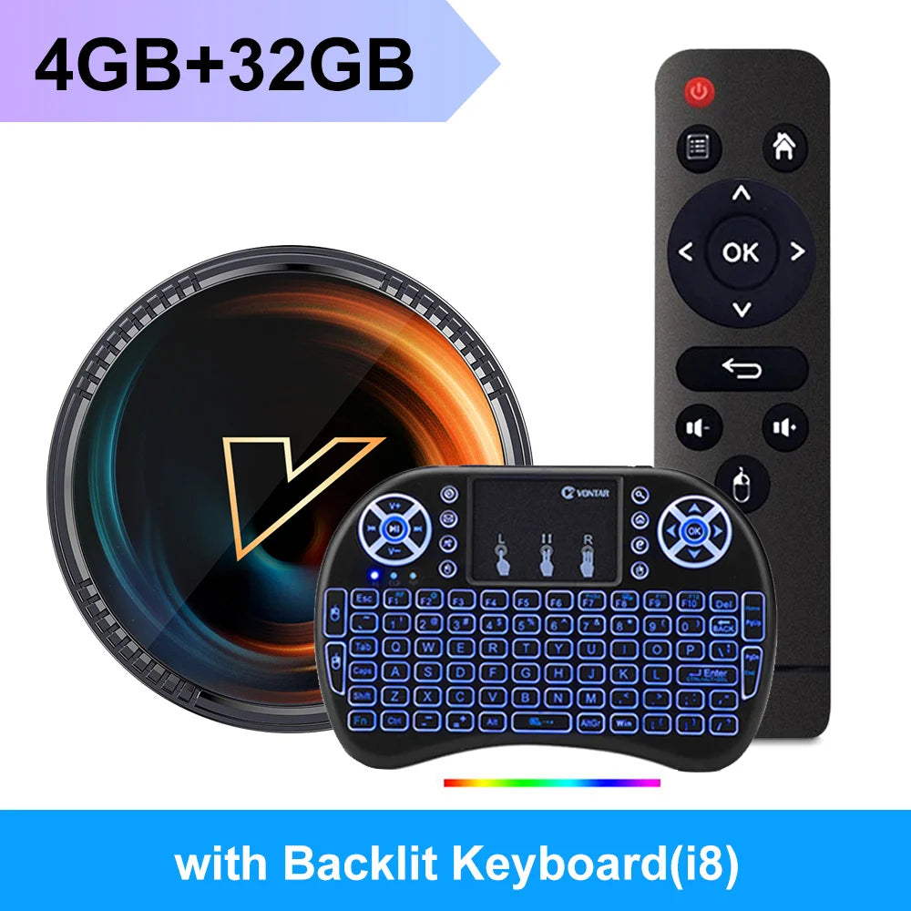 W2 ATV androidtv 11.0 Smart TV Box Amlogic S905W2 Support Google Voice Input 8K Video 4K 60fps AV1 Dual Wifi BT4.0 Media Player