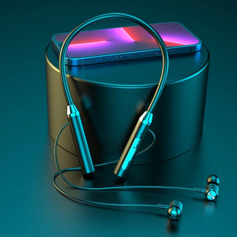 XYJS Wireless Bluetooth Earphones Neckband Headphones