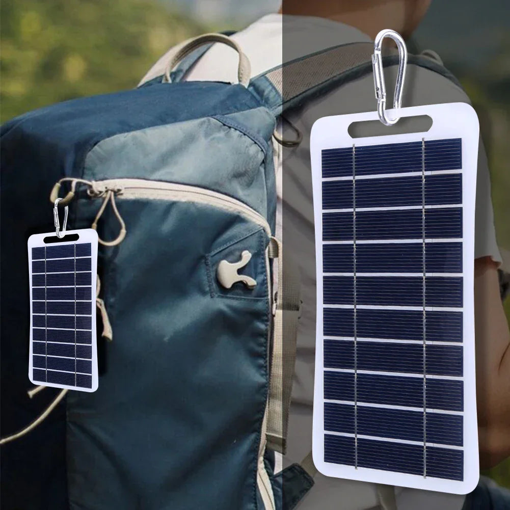 ALLOYSEED Portable Solar Panel 2W 5V USB Charger - Gadgets