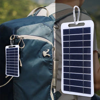 ALLOYSEED Portable Solar Panel 2W 5V USB Charger - Gadgets