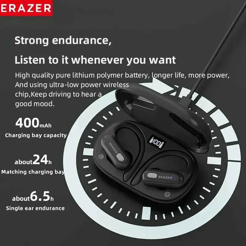 ERAZER XT60 PRO wireless in-ear earphones with charging case, Bluetooth 5.3, waterproof design