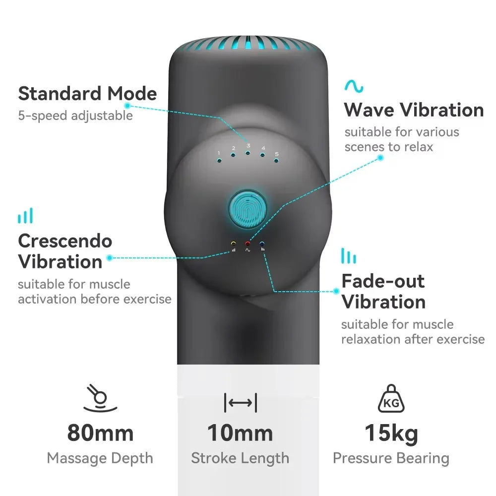 Booster Massage Gun Electric Neck Massager - Gadgets