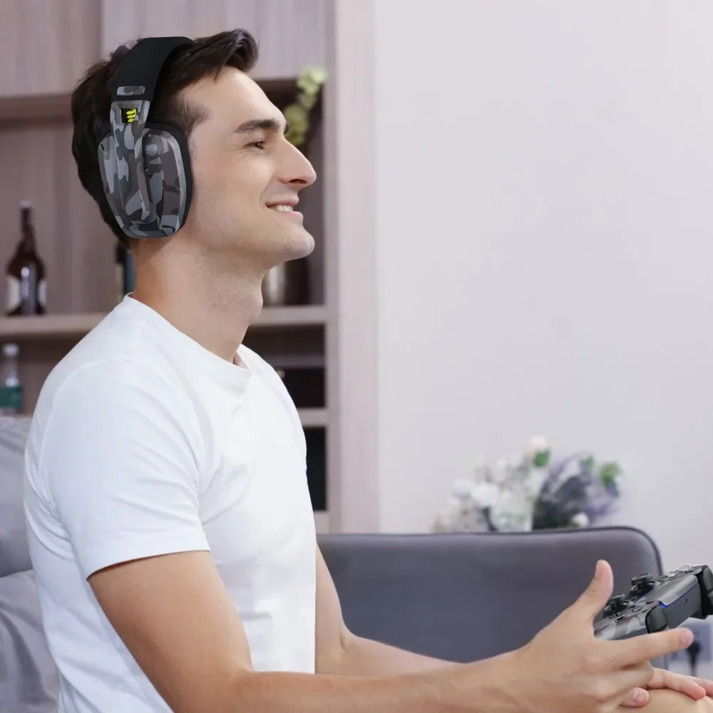 BINNUNE BW06 2.4GHz Wireless Gaming Headset with Mic