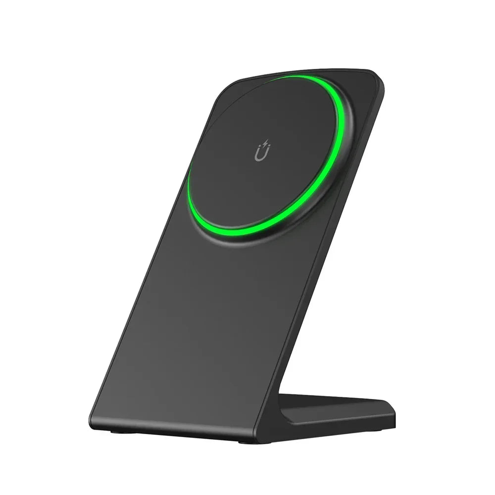 Gyuan 15W Magnetic Wireless Charger Stand for iPhone Series - Gadgets