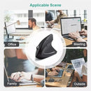 Wireless Vertical Ergonomic Mouse with Adjustable DPI - Gadgets