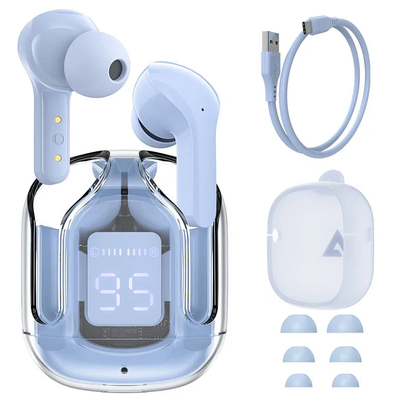 ACEFAST T6 TWS Earphone Wireless Bluetooth 5.0 Headphones Sport Gaming Headsets Noise Reduction Earbuds with Mic + Free cover - Gadgets