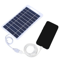 ALLOYSEED Portable Solar Panel 2W 5V USB Charger - Gadgets