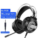 RGB Headset Gamer Wired Headset PC PS4 Gaming Headphones with HD Flexible Mic - Gadgets