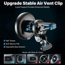 VIKEFON Magnetic Car Wireless Charger Mount for iPhone 12 13 14 15 Pro Max Mini - Gadgets