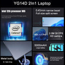 CRELANDER Dual-Screen Laptop — 14"+14" 2K Touch, 2-in-1 360° Flip, Intel N95/N100 — product image 3