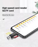 2-in-1 USB Card Reader Micro SD TF Memory Card Reader USB2.0 High Speed Transfer Cardreader Adapter For PC Laptop Accessories - Gadgets