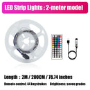 Smart LED Strip Lights with Wireless Remote Control - Gadgets