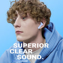 ACEFAST T6 TWS Earphone Wireless Bluetooth 5.0 Headphones Sport Gaming Headsets Noise Reduction Earbuds with Mic + Free cover - Gadgets