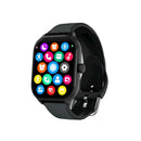 Technova 2.01-inch Bluetooth Calling Smartwatch with black band and colorful app icons