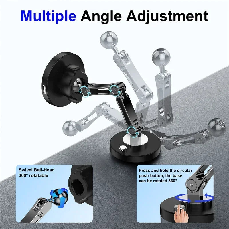 Magnetic Wireless Car Charger Stand for iPhone 15/14/13/12 - Gadgets