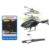 Watch Wrist Hand Controlled Induction Aircraft Impact Resistant Helicopter with Lighting Rechargeable Mini RC Drone - Gadgets