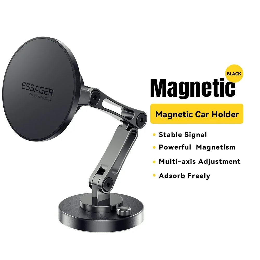 Essager Magnetic Wireless Charger Car Phone Holder 15W Fast Charging - Gadgets