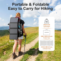MHPOWOS Solar Battery Charger - 45W / 60W Foldable Portable Solar Panel - Gadgets
