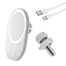 Fast Charging Station Magnetic Car Wireless Charger Stand for MagSafe iPhone - Gadgets