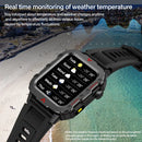 LAXASFIT New Outdoor Military Smartwatch - Bluetooth Talking Fitness Watch - Gadgets