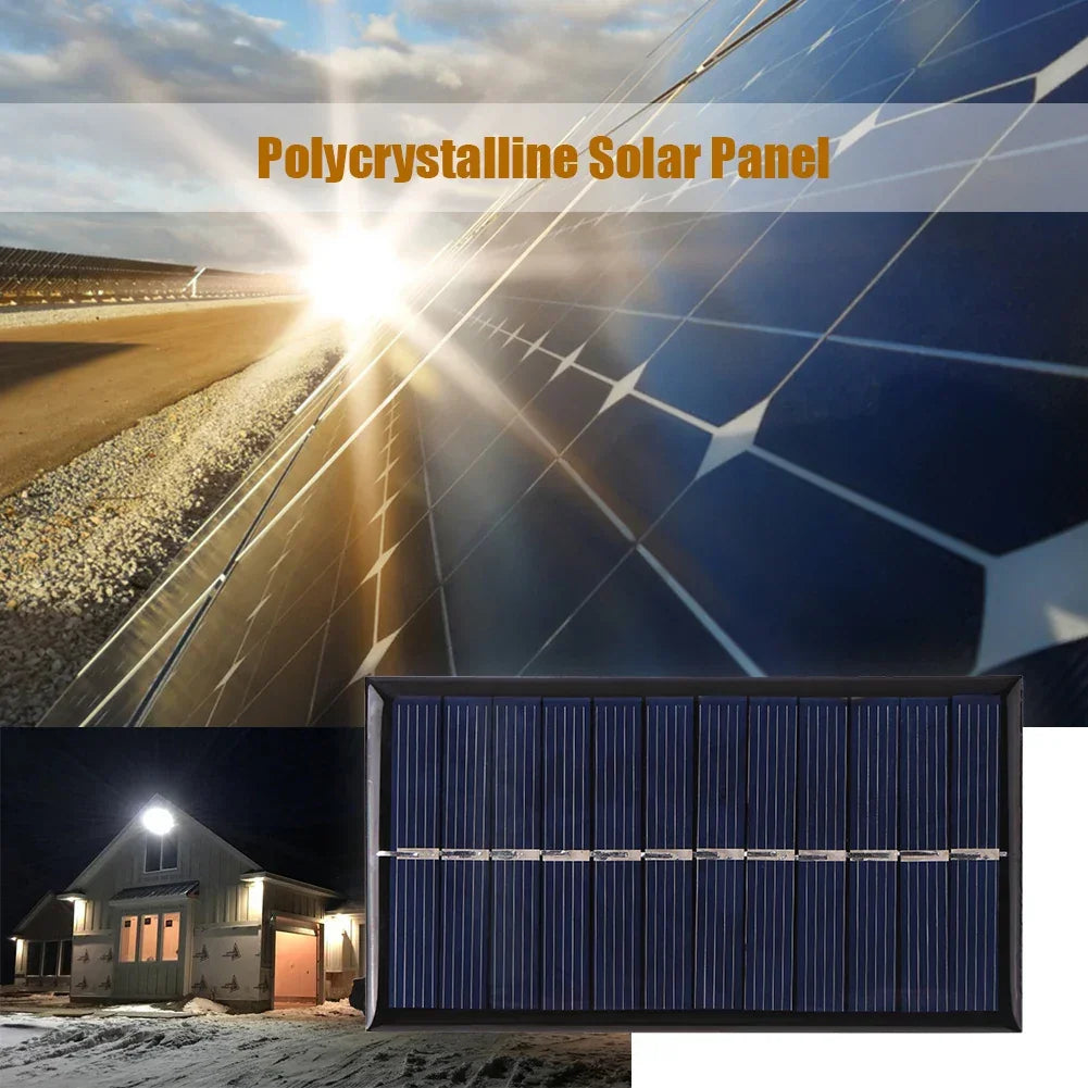 ALLOYSEED 6V Solar Panel - Versatile Multi-Purpose Battery Charger - Gadgets