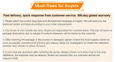 Laptops Must-Read for Buyers banner with fast delivery and 365-day global warranty; four policy bullets