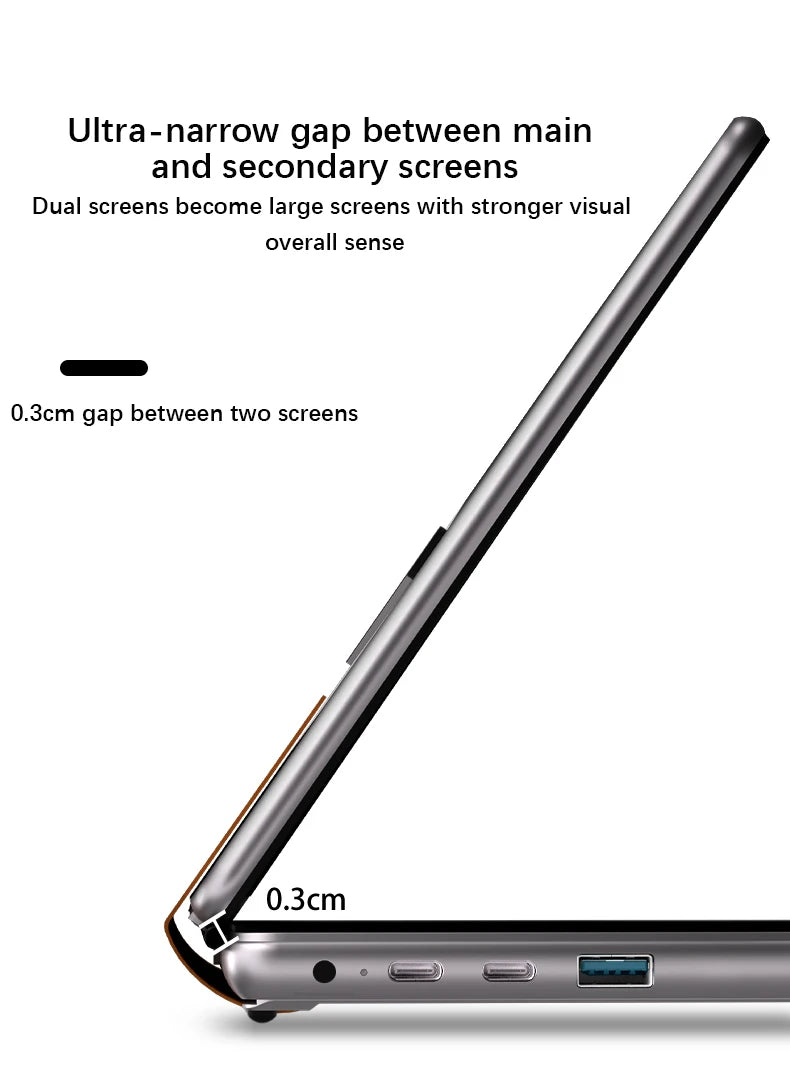 GLF-S2 Dual-Screen Laptop — Twin 10.9" Touch, Intel i3-1215U/N100, 2-in-1 — product image 22