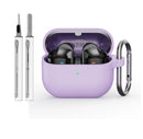 for samsung buds 3/galaxy buds3 pro case with cleaning kit silicone protective cover for galaxy buds 3 buzz 3Pro with keychain