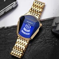Men's New Trend Motorcycle Personality Waterproof Quartz Watch - Gadgets